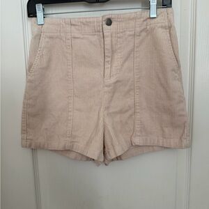 Wild Fable High Waist Cream Shorts